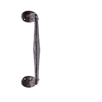 Antique Black Ludlow LF5266 Offset Pull Handle on Rose - Size 242mm