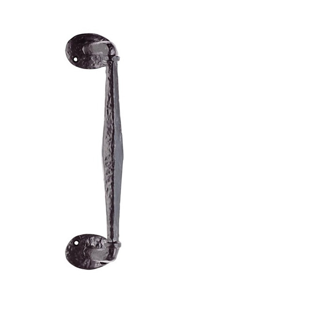 Antique Black Ludlow LF5266 Offset Pull Handle on Rose - Size 242mm