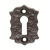 Antique Black Ludlow LF5531 Floral Escutcheon - Size 48x32mm