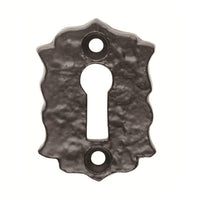 Antique Black Ludlow LF5531 Floral Escutcheon - Size 48x32mm