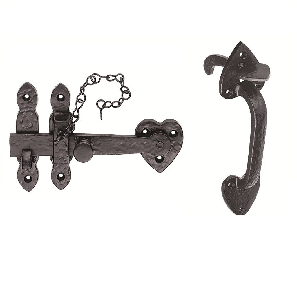 Antique Black Ludlow LF5535 Thumb Latch Set - Size 200mm