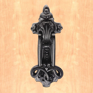 Image: Antique Black Ludlow LF5591 Door Knocker - Size 210x79mm