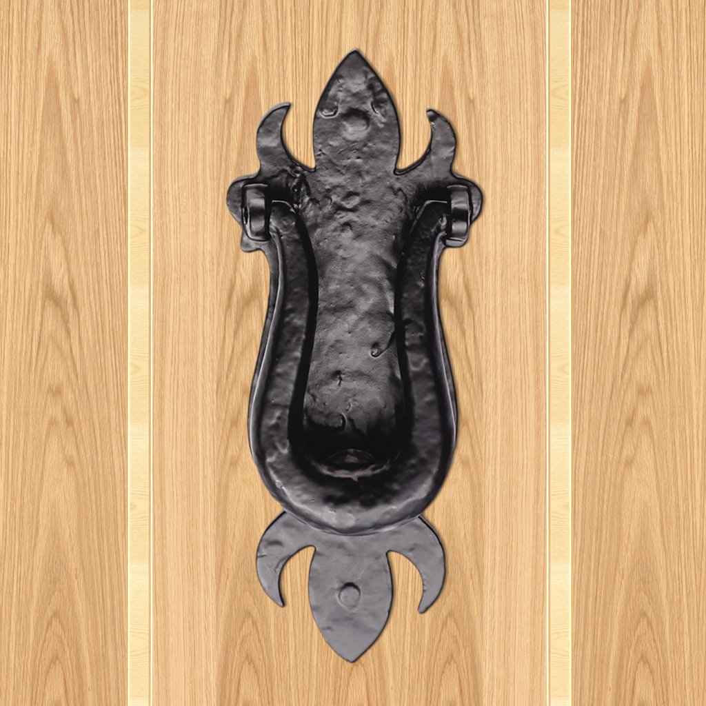 Antique Black Ludlow LF5592 Door Knocker - Size 200x80mm