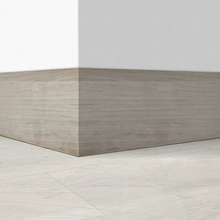 Image: Light Grey Skirting Chamfered - Prefinished