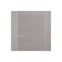Bespoke Thruslide Light Grey Vancouver Door - 2 Sliding Doors and Frame Kit - Prefinished