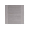 Four Sliding Wardrobe Doors & Frame Kit - Vancouver Flush Ash Grey Door - Prefinished
