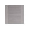 Four Sliding Wardrobe Doors & Frame Kit - Vancouver Flush Ash Grey Door - Prefinished