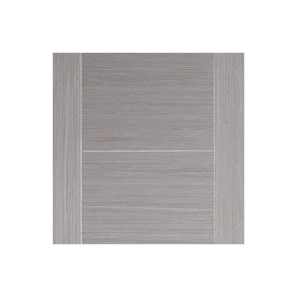 Bespoke Thruslide Light Grey Vancouver Door - 4 Sliding Doors and Frame Kit - Prefinished