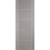 Four Sliding Wardrobe Doors & Frame Kit - Vancouver Flush Ash Grey Door - Prefinished
