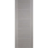 Minimalist Wardrobe Door & Frame Kit - Four Vancouver Flush Ash Grey Doors - Prefinished