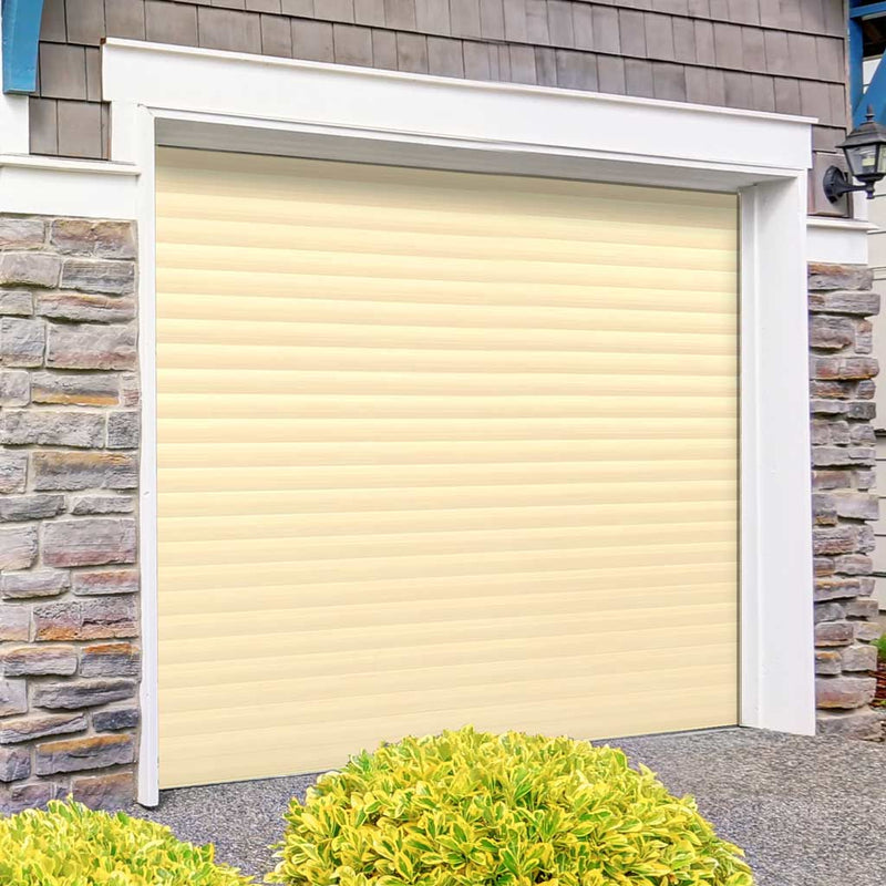 Gliderol Electric Insulated Roller Garage Door from 1900 to 5320mm Wide - Light Ivory
