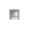 Two Folding Doors & Frame Kit - Vancouver Light Grey 2+0 - Clear Glass - Prefinished
