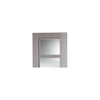Four Folding Doors & Frame Kit - Vancouver Light Grey 2+2 - Clear Glass - Prefinished