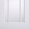 Lincoln 3 Pane Door - Clear Glass - White Primed