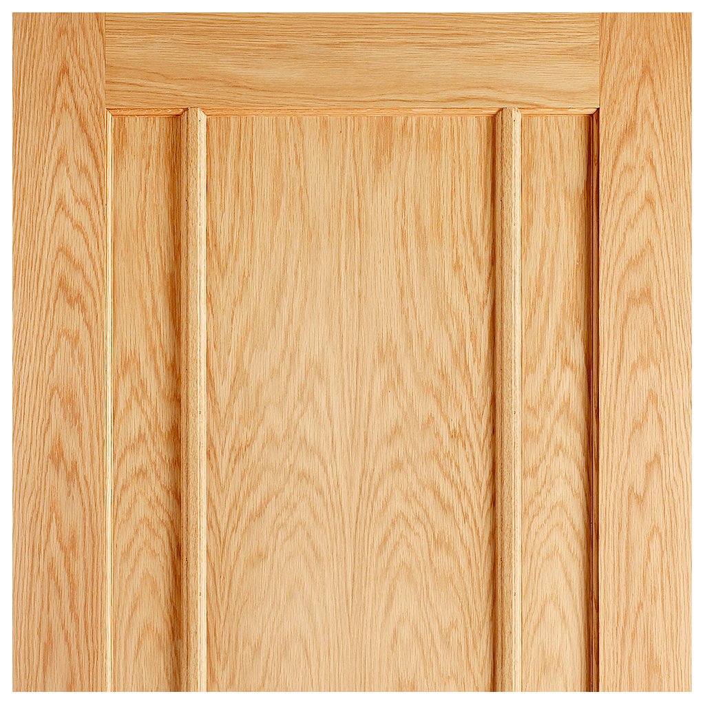 Fire Door, Lincoln 3 Panel Oak - 1/2 hour Fire Rated
