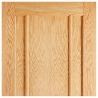 Fire Door, Lincoln 3 Panel Oak - 1/2 hour Fire Rated