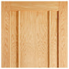 Lincoln 3 Panel Oak Evokit Pocket Fire Door Detail - 30 Minute Fire Rated