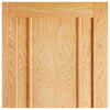 LPD Joinery Bespoke Lincoln 3P Oak Fire Door Pair - 1/2 Hour Fire Rated