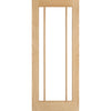 lincoln 3l oak door clear safety glass panes 