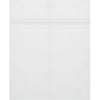 Double Glass Sliding Door - Solaris Tubular Stainless Steel Sliding Track & Linton 8mm Obscure Glass - Clear Printed Design
