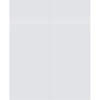 Double Glass Sliding Door - Linton 8mm Clear Glass - Obscure Printed Design - Planeo 60 Pro Kit