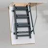 Dolle Steel Loft Ladder - REI Fire Rated Comfort Steel - Insulated Door, Max Ceiling Height 2700mm