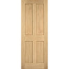 london 4 panel oak door