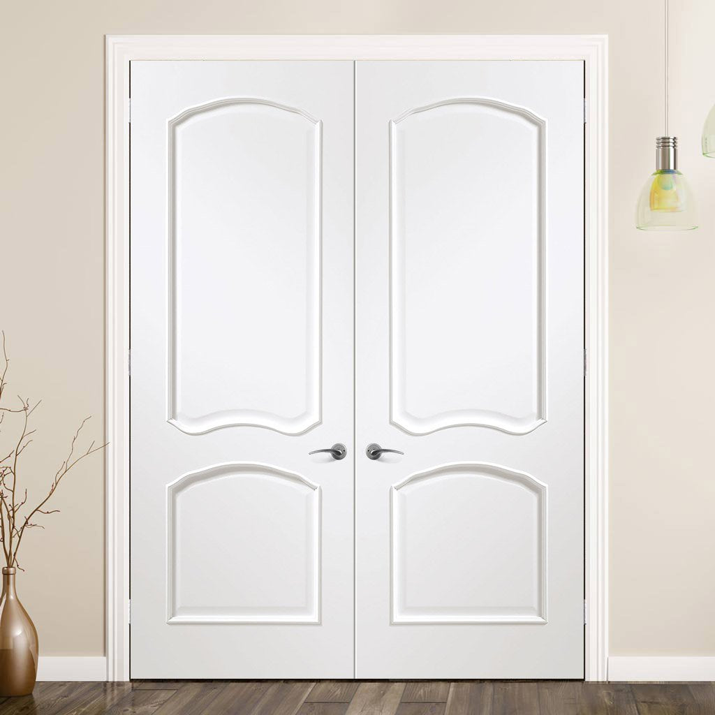 Louis White Door Pair - Prefinished