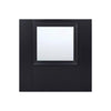 Amsterdam Black Primed Door Pair - Clear Glass