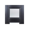 Amsterdam Black Primed Door Pair - Clear Glass