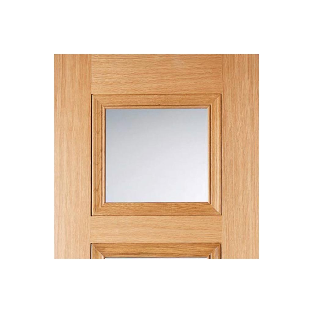 amsterdam 3l glazed oak door prefinished