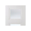 Amsterdam 3 Panel Door Pair - Clear Glass - White Primed