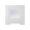 Amsterdam 3 Panel Door Pair - Clear Glass - White Primed