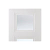 Amsterdam 3 Panel Single Evokit Pocket Door Detail - Clear Glass - White Primed