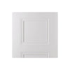 Amsterdam 3 Panel Door Pair - White Primed