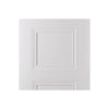 LPD Joinery Amsterdam 3 Panel Fire Door Pair - 1/2 Hour Fire Rated - White Primed