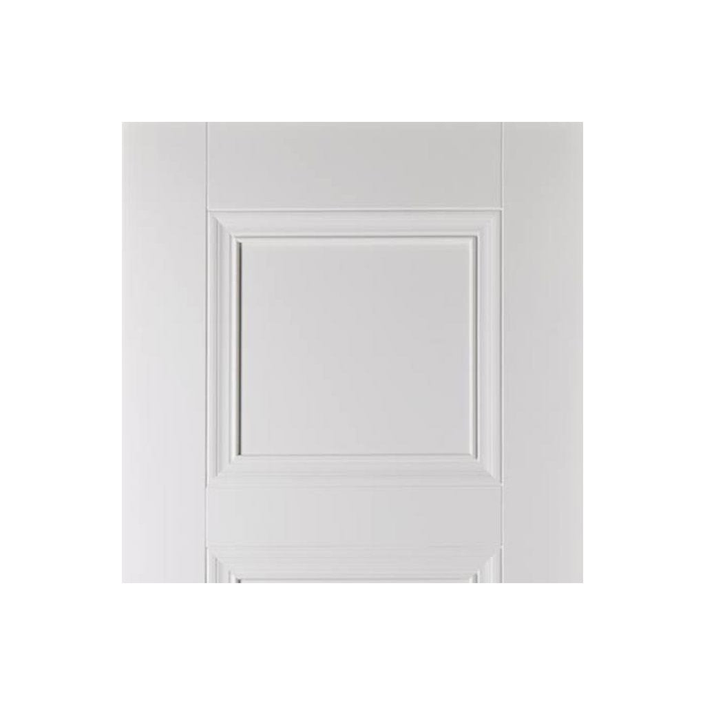 Amsterdam 3 Panel Door Pair - White Primed