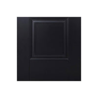 Arnhem Black Primed Door Pair - Clear Glass