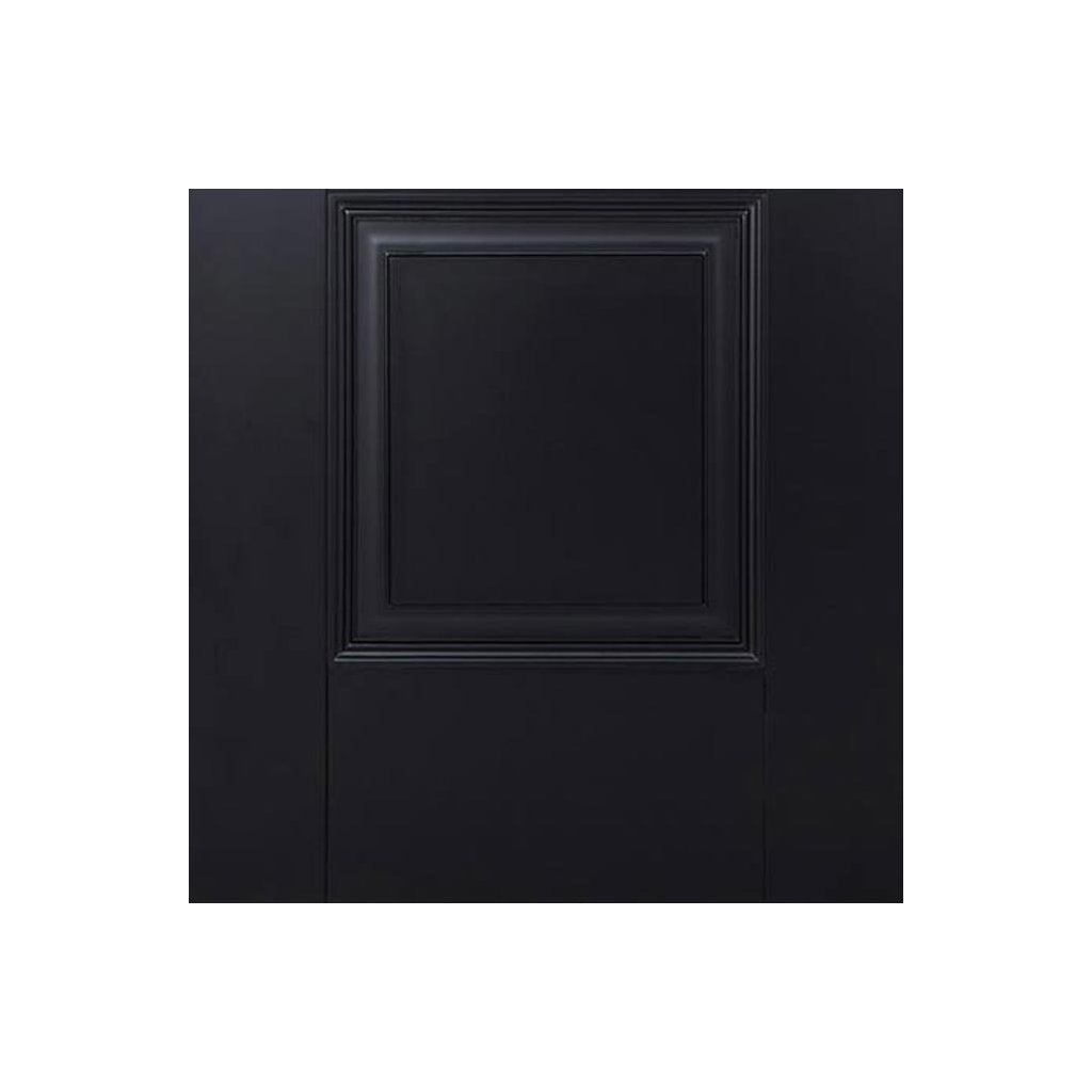 Arnhem Black Primed Door Pair - Clear Glass