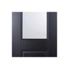 Arnhem Black Primed Door Pair - Clear Glass