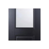 Arnhem Black Primed Door Pair - Clear Glass