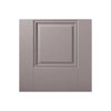 Arnhem Grey Primed Single Evokit Pocket Door Detail - Clear Glass