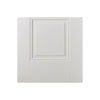 Arnhem 1L 1 Panel Single Evokit Pocket Door Detail - Clear Glass - White Primed