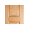 Arnhem 2 Panel Oak Single Evokit Pocket Door Detail - Prefinished