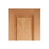 Fire Door, Arnhem 2 Panel Oak - 1/2 Hour Fire Rated - Prefinished