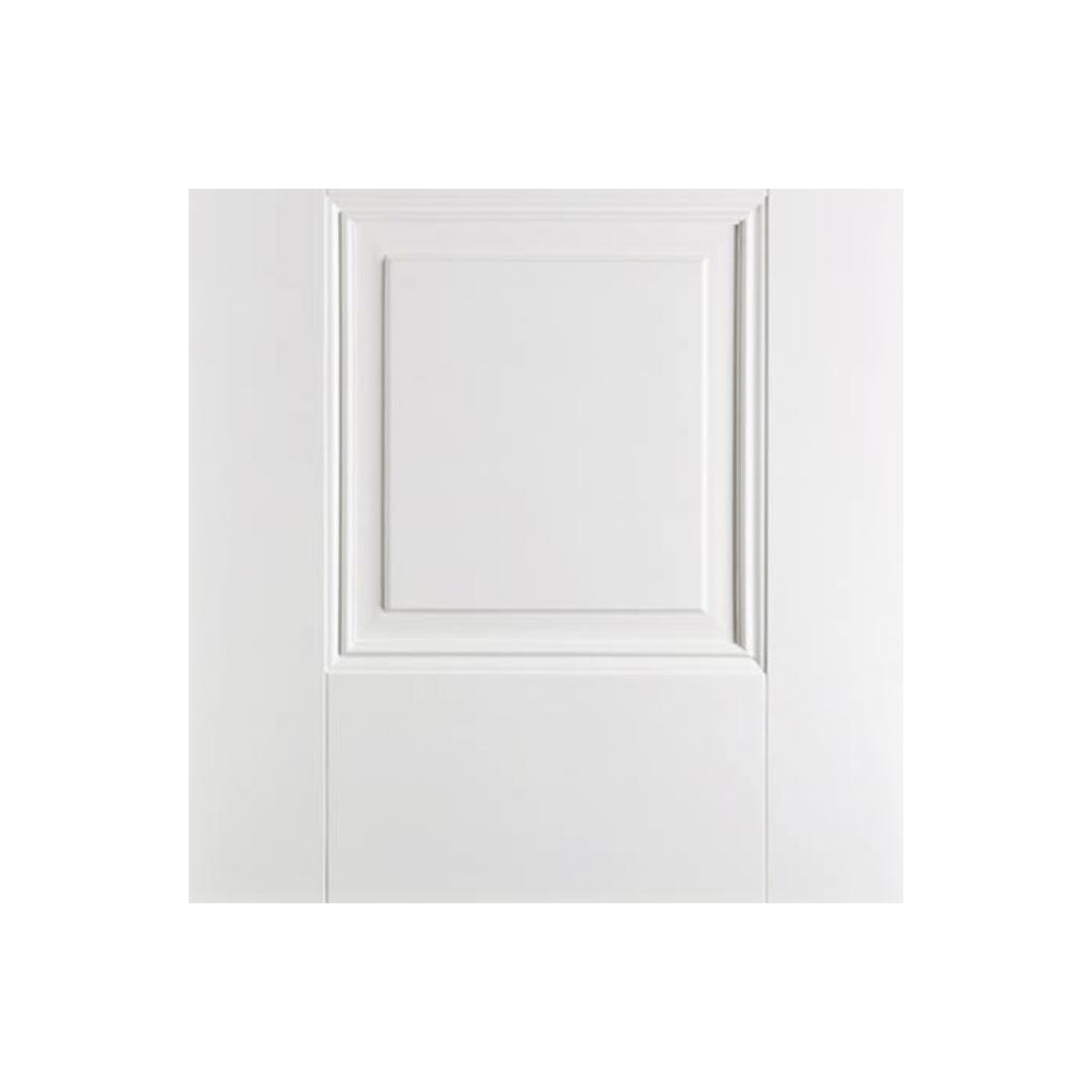 Arnhem 2 Panel Single Evokit Pocket Door Detail - White Primed