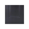 Eindhoven 1 Panel Black Primed Fire Door - 1/2 Hour Fire Rated