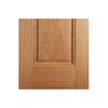 LPD Joinery Eindhoven 1 Panel Oak Fire Door Pair - 1/2 Hour Fire Rated - Prefinished