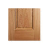 Eindhoven 1 Panel Oak Single Evokit Pocket Door Detail - Prefinished