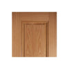 Fire Door, Eindhoven 1 Panel Oak - 1/2 Hour Fire Rated - Prefinished